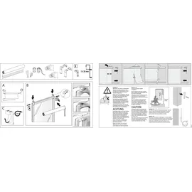 Deco Company Seitenzugrollo 75 x 150 cm weiß