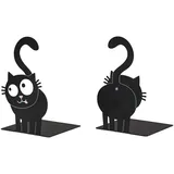 Moses Ed, the Cat Buchstützen 2 St. Schwarz