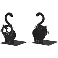 Moses Ed, the Cat Buchstützen 2 St. Schwarz