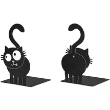 Moses Ed, the Cat Buchstützen 2 St. Schwarz