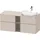 Duravit D-Neo Konsolenwaschtischunterbau wandhängend Taupe Matt 1400x550x664 mm - DE4970R10910000 DE4970R10910000
