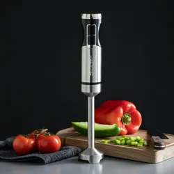 Masterpro - Foodies 1000-W-Stabmixer-Set mit Geschwindigkeitsregelung und 700-ml-Glas
