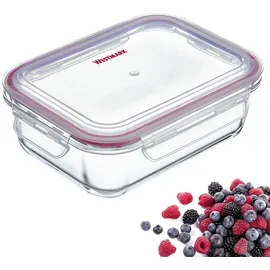 Westmark Frischhaltedose eckig rot 0,64 l