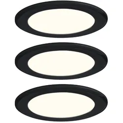 Paulmann LED Möbeleinbauleuchten 3er Set, rund 65 mm, Ausleuchtung des Schrankinneren