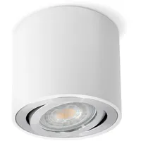 SSC-LUXon CELI-2W Aufbauleuchte weiß schwenkbar GU10 - Deckenleuchte rund