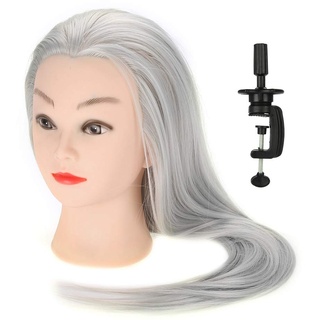 2 Farben Makeup Mannequin Head, Make up Übungskopf, Training Head Trainingsköpfe Übungskopf Schaufensterpuppe Puppen Friseursalon Kosmetik Friseursalon Werkzeuge Friseurübungsleiter(ET-172#)