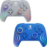 PDP Afterglow Wave Wired Controller blau Switch