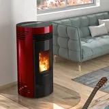 Oranier Sando 50 Pelletofen Bordeauxrot 8 kW