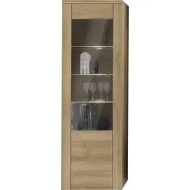OTTO home Vitrine Larona 65 x 37 x 205,6 cm Braun