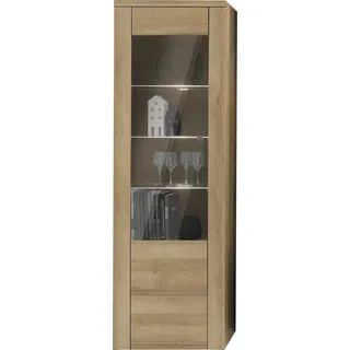 OTTO home Vitrine Larona 65 x 37 x 205,6 cm Braun