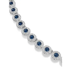 Swarovski Global Collection Kette Blau / Kristall