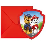 Procos Paw Patrol Rescue Heroes 6 Einladungskarten
