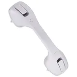 Relaxdays Haltegriff Premium mit Saugnapf bis 70 kg grau/weiß