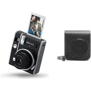 instax Mini 40 Sofortbildkamera + instax Tasche für instax Mini 40, schwarz, 70100149703