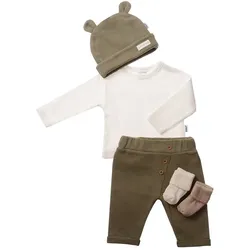 Erstausstattungspaket LILIPUT "Erstausstattungsset", Baby, Gr. 74, grün (olivgrün), 100% Baumwolle, casual, KOB Set-Artikel, in kuschelweicher Qualität