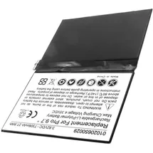 AccuCell Akku für iPad Pro 9.7, iPad, iPad Pro Schwarz