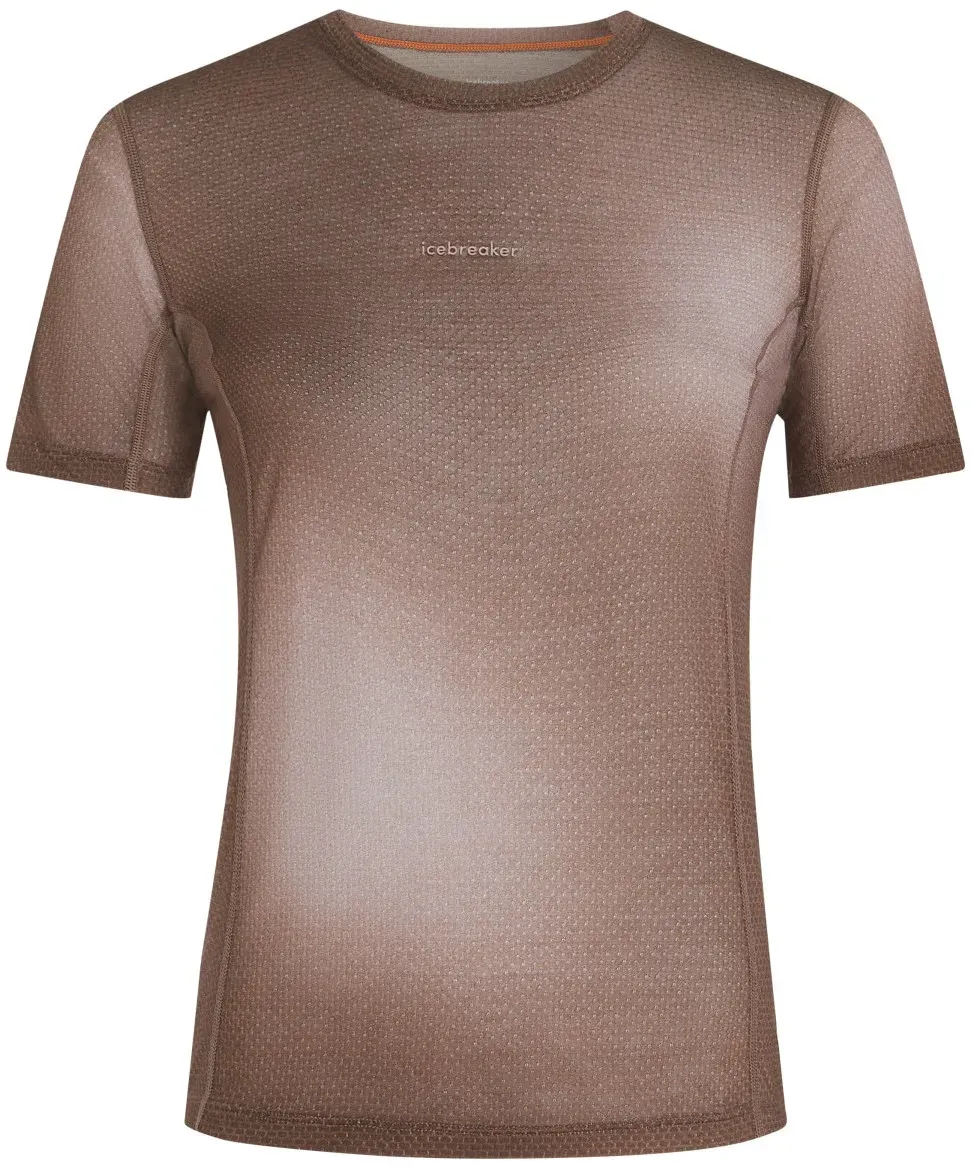 Damen-T-Shirt Icebreaker W Mer 75 Cool-Lite Featherlight SS Crewe Größe: M /  rosa