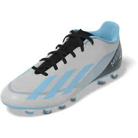 adidas X Crazyfast Messi.4 FG Herren Silver Met./Bliss Blue/Core Black 48
