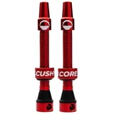 CushCore Presta Tubeless Ventile 55 mm rot