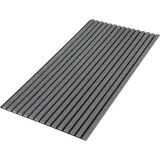 Tolletour - Akustikpaneel Wandpaneel Moderne Wandpaneele aus Holzfunier und Filz mdf Wandverkleidung 1x 120x60x2.1cm Grau