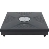 Doppler Rollsockel Active Easy Push Metall 88 x 88 cm Anthrazit