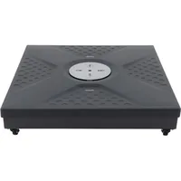 Doppler Rollsockel Active Easy Push Metall 88 x 88 cm Anthrazit