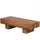 KADIMA DESIGN Couchtisch Braun Sheesham 120 x 30 x 45 cm