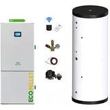 EcoPellet 30 kW Pelletkessel + Pufferspeicher 1000 L + Zubehörset, Pelletheizung