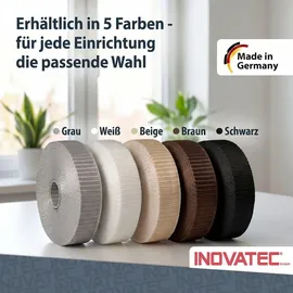 Inovatec Rollladen Gurtband Mini 14 mm 50 m Braun