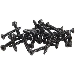 4,2x30 mm FibroTech Schrauben, schwarz, zur Befestigung von Akustikpaneelen, 100 Stk./VE