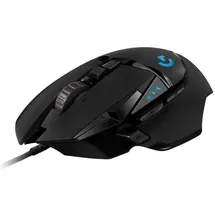 Logitech G502 HERO High-Performance Gaming-Maus mit HERO 25K DPI optischem Sensor, RGB-Beleuchtung, Gewichtstuning, 11 programmierbare Tasten, anpassbare Spielprofile, PC/Mac - Schwarz