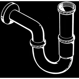 Hansgrohe Röhrensiphon chrom