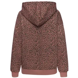 Buffalo Kapuzenpullover Leo-Optik Braun 44/46