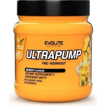 Evolite Nutrition Pre Workout Booster Mango Pulver 420 g