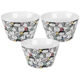 UNITED LABELS The Peanuts Schüssel Snoopy - Weiß Allover Porzellan 500ml