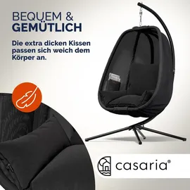 CASARIA Hängesessel XXL Grau