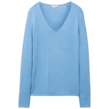 Tom Tailor Basic Pullover Sea Blue Melange 2XL