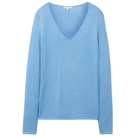Tom Tailor Basic Pullover Sea Blue Melange 2XL