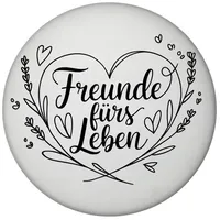 Speecheese Freunde fürs Leben Magnet Kühlschrank-Magnet mit Spruch, perfekt