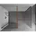 Mexen Kioto Walk-In-Dusche 155 x 200 cm Roségold transparent 800-155-202-60-00-080
