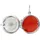 Jobo Kleines Medaillon Blume rund Silber 925