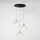 Fabas Luce Brena 3-flg. 30W Durchmesser rund cognac