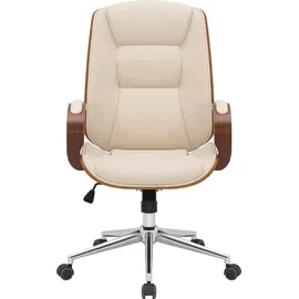 CLP Yankton Kunstleder Walnuss/Creme