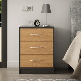 CASARIA Nachttisch Eloise 54x39x28cm Holz-grau