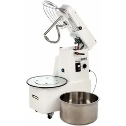 Mixer 1500 S Deluxe - Spiralkneter mit kippbarem Kopf - Teigkapazität 12 Kg und 1 Geschwindigkeit