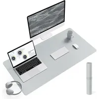 YSAGi Schreibtischunterlage Mauspad Leder Wildleder