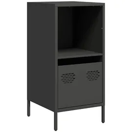 vidaXL Sideboard Schwarz 35x39x73,5 cm Kaltgewalzter Stahl