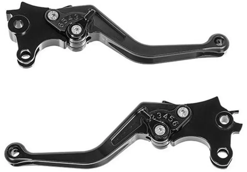 Touratech Adjustable Short Version For Yamaha Tenere 700 Hebelsatz - Black - One Size
