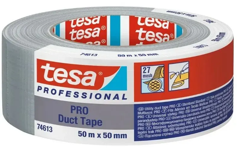 TESA PRO 74613 Für die Nutzung im Innenbereich geeignet Für die Nutzung im Außenbereich geeignet 50 m Polyethylen Grau