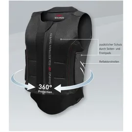 Swing Rückenprotektor P07 Flexible Erwachsene S Schwarz